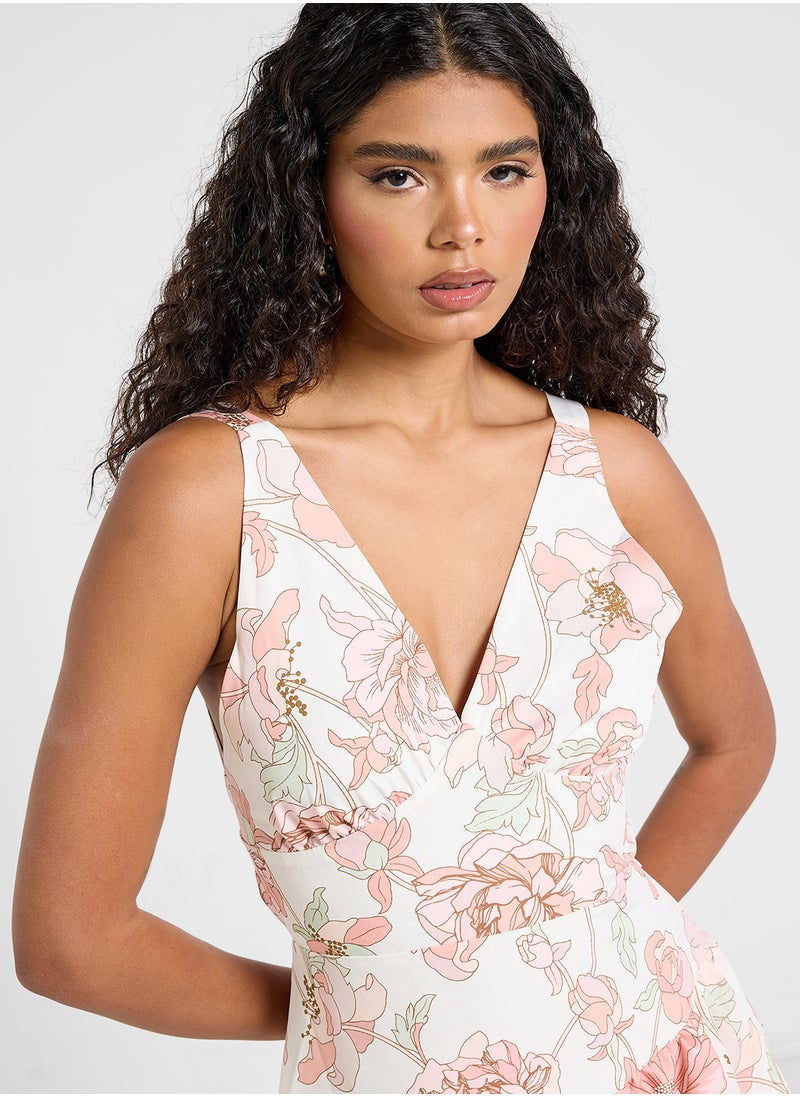 ELLA Floral Print Dress  - Image 3
