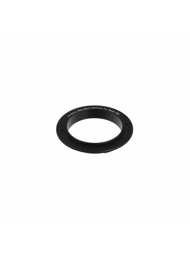 Fotodiox 49mm Macro Reverse Adapter for Mounting Lenses with 49mm Filter Threads on Canon EOS EF/EF-s Cameras - Image 1