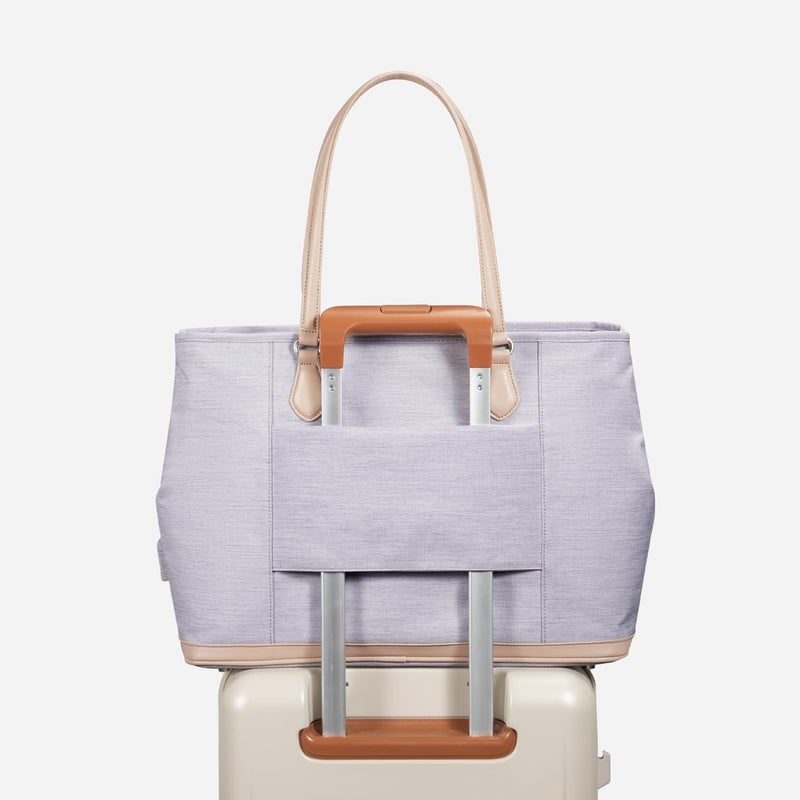 Nordace Siena Pro Tote Grande - Spacious 15 Inch Laptop Work Tote Bag for Everyday & Travel (Light Purple) - Image 4
