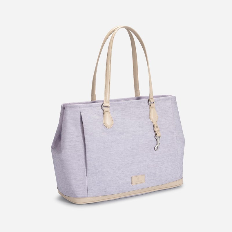 Nordace Siena Pro Tote Grande - Spacious 15 Inch Laptop Work Tote Bag for Everyday & Travel (Light Purple) - Image 3