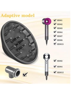 DOSCHER HairDryer Attachment Diffuser for Curly/Wavy/Thick Hair – Volumizing Blow Dry Tool with Frizz Control & Fast Drying, Heat-Safe Design for Natural Textures (Black)  - Image 4