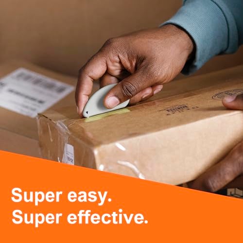 Slice Micro Safety Cutter | Safe Ceramic Box Cutter Lasting 11x Longer than Metal | Keychain Box Opener | 1 Pack | Earth White - Image 3