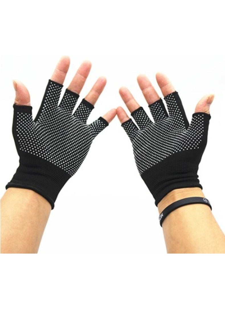 Jewval Yoga Gloves Women Yoga Plates Non-Slip Gloves Non-Slip Surface Gloves Sports Yoga About  - Image 5