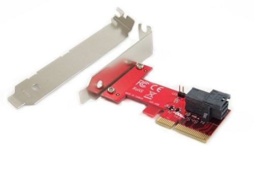 Ableconn PEXU2-131 PCI Express x4 to SFF-8643 Adapter Card for PCIe U.2 NVMe SSD - Support 2.5-inch U.2 NVMe SSD - U.2 SSD Adapter - Image 1