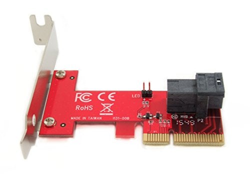 Ableconn PEXU2-131 PCI Express x4 to SFF-8643 Adapter Card for PCIe U.2 NVMe SSD - Support 2.5-inch U.2 NVMe SSD - U.2 SSD Adapter - Image 3