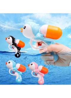 Generic 3PCS Water Guns Toy, Toddler Bath Toys Set, Cute Duck, Penguin, and Hippo Water Gun Toy for Kids, water gun for kids, ummer Beach Small Gun, Fun Pool and Bath Time Toys for Toddlers 1-4 Years, Toddlers Swimming Pool Beach Toys  - Image 2