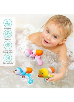 Generic 3PCS Water Guns Toy, Toddler Bath Toys Set, Cute Duck, Penguin, and Hippo Water Gun Toy for Kids, water gun for kids, ummer Beach Small Gun, Fun Pool and Bath Time Toys for Toddlers 1-4 Years, Toddlers Swimming Pool Beach Toys  - Image 3