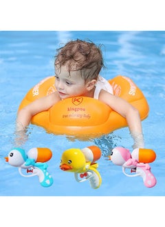 Generic 3PCS Water Guns Toy, Toddler Bath Toys Set, Cute Duck, Penguin, and Hippo Water Gun Toy for Kids, water gun for kids, ummer Beach Small Gun, Fun Pool and Bath Time Toys for Toddlers 1-4 Years, Toddlers Swimming Pool Beach Toys  - Image 5