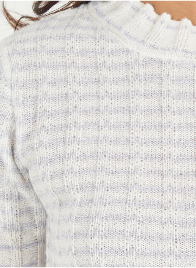 Styli Knitted Regular Fit Short Sleeve T-Shirt