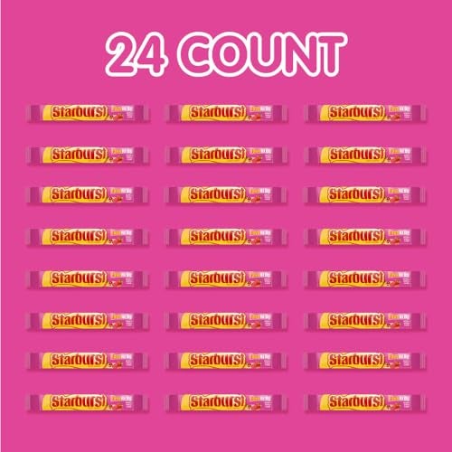STARBURST FaveREDS Chewy Candy Bulk Pack 24 Full Size Packs Red Candy Bulk Box - Image 3