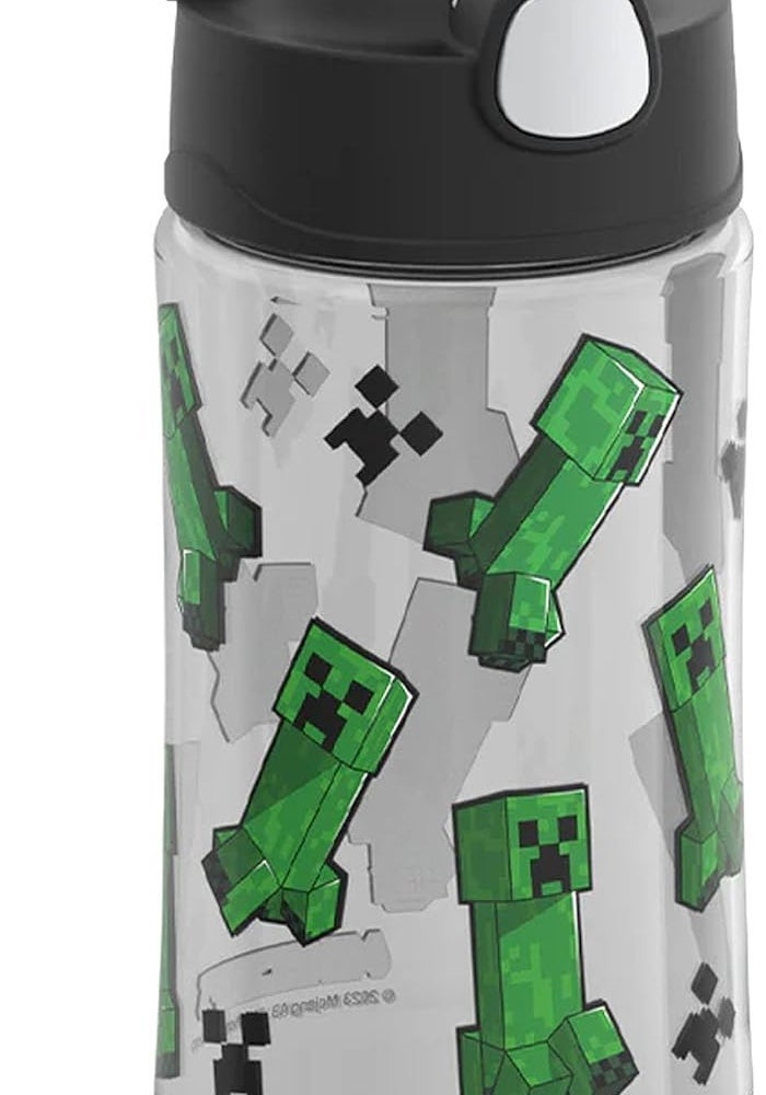 THERMOS FUNTAINER 16 Ounce Plastic Hydration Bottle with Spout, Minecraft - Image 3