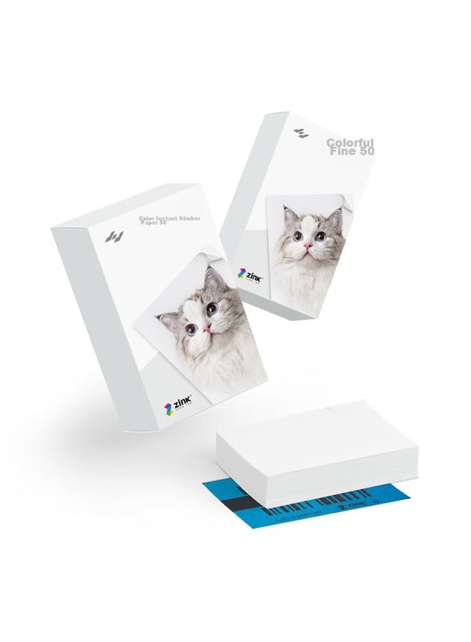 Polar printing Jiyin Jiyin Sz11xl Pocket Printer Color Instant Sticker Photo Paper Sz11xl - Image 3