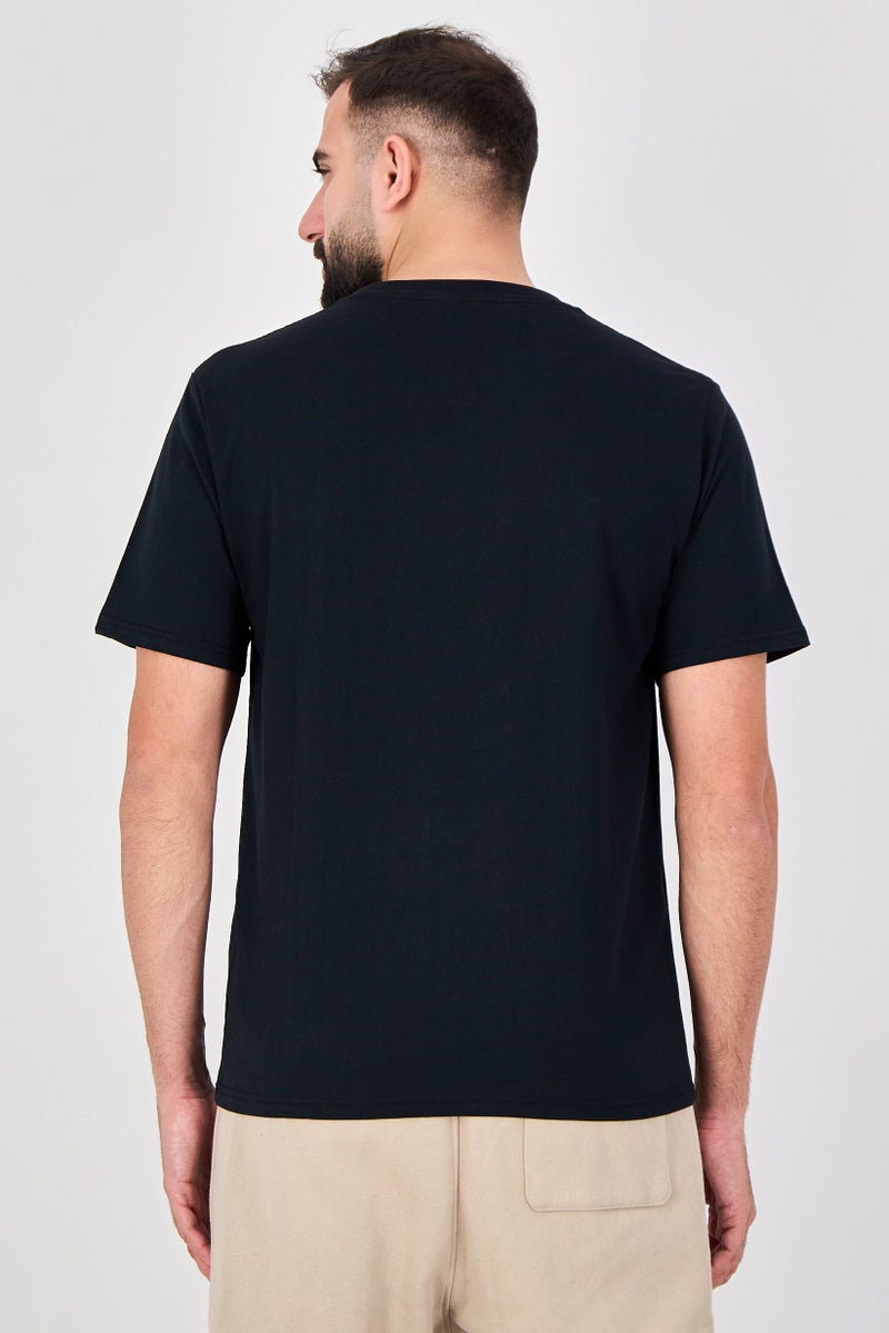 TapouT Men Sportswear Fit Short Sleeve Outdoor T-Shirt, Black - Image 3