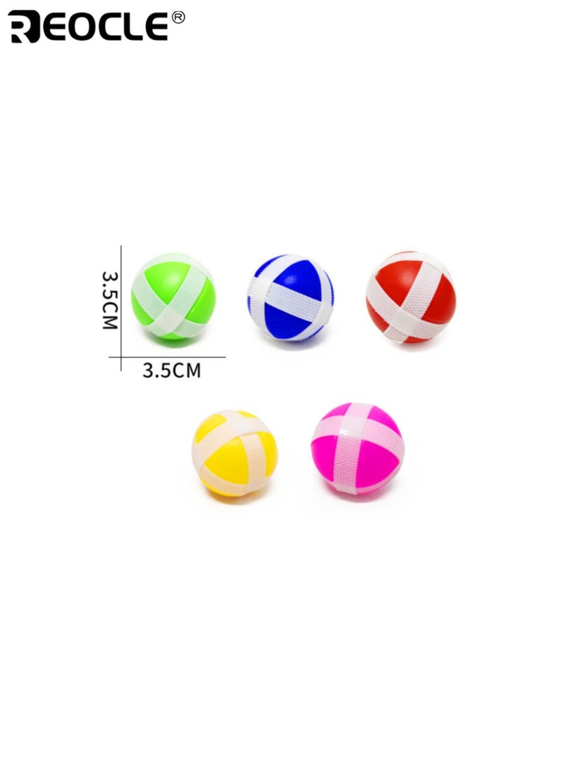 REOCLE Kid's Elephant Sticky Ball Board with Cartoon Pattern and Interactive Design Activity Toy with 6 Reusable Balls for Indoor Outdoor Play - Image 3