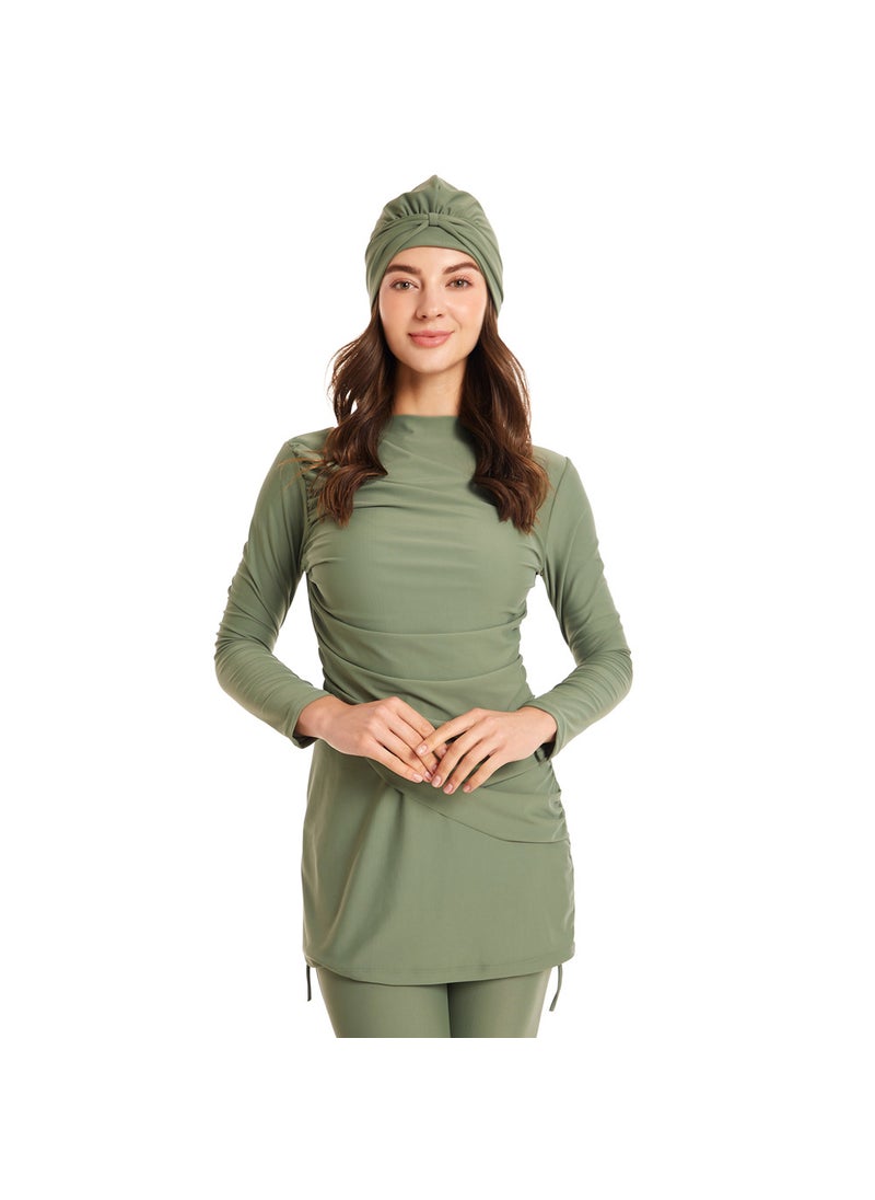 Generic - 2024 New Muslim Swimwear Conservative Ladies Burkini fog blue - Image 1