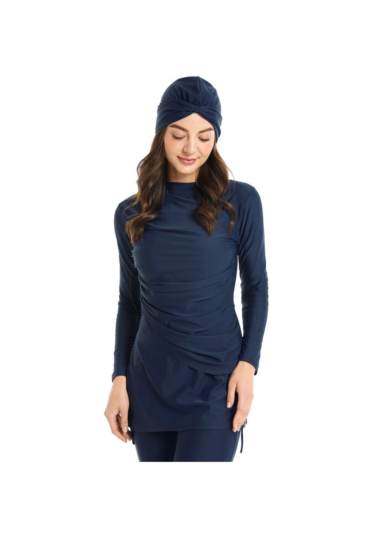 Generic - 2024 New Muslim Swimwear Conservative Ladies Burkini fog blue - Image 1