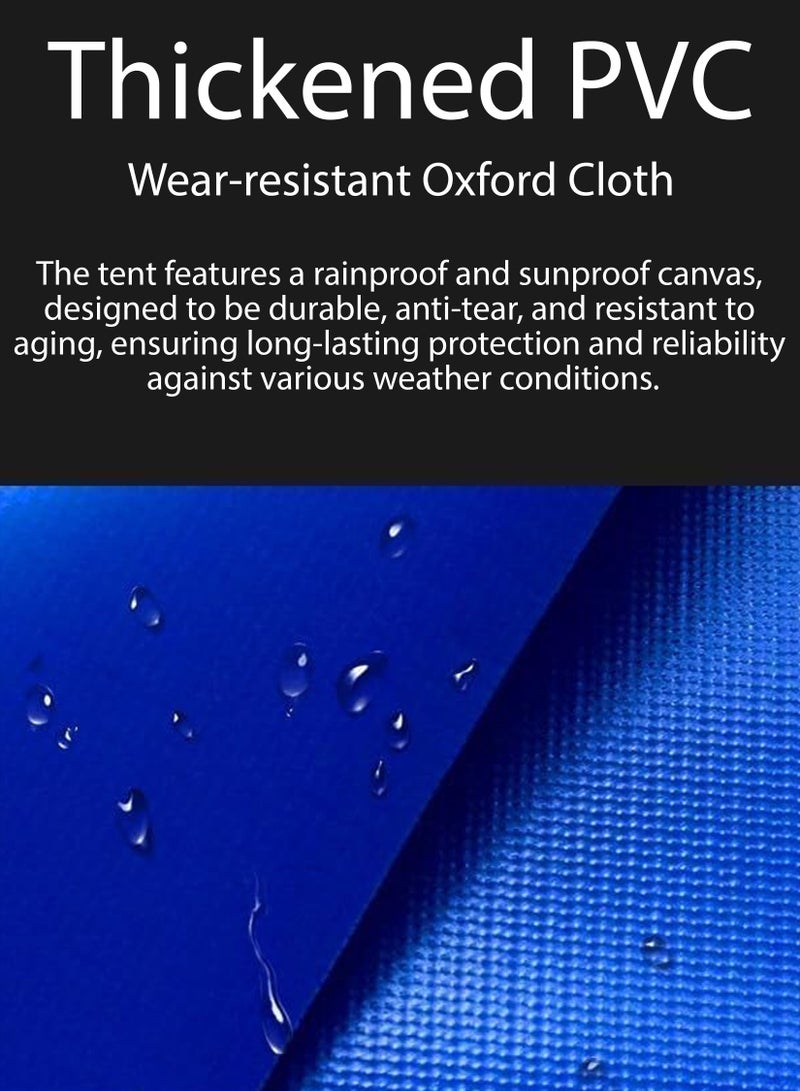 توشيونيكس خيمة خارجية بإطار فولاذي ممتاز مقاس 3 × 3 أمتار - إعداد سريع، مظلة مقاومة للماء للمناسبات والحفلات والتخييم والحماية من الأشعة فوق البنفسجية ومأوى محمول - Image 3