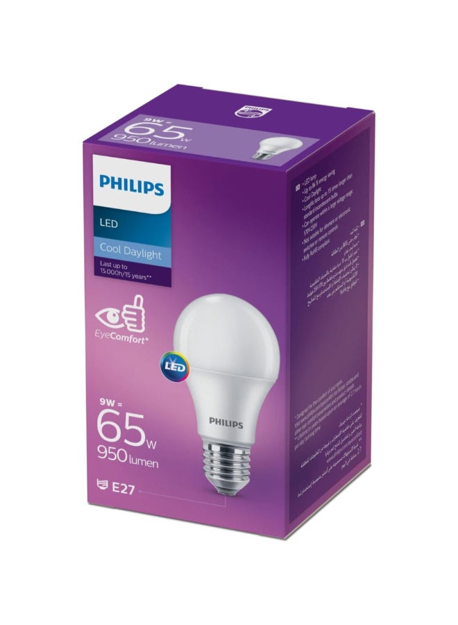 فيليبس مصباح LED E27 بقدرة 9 واط و950 لومن ضوء نهاري بارد 10.7 × 6.1 × 6.1 سم PHI-929002299484 - Image 4