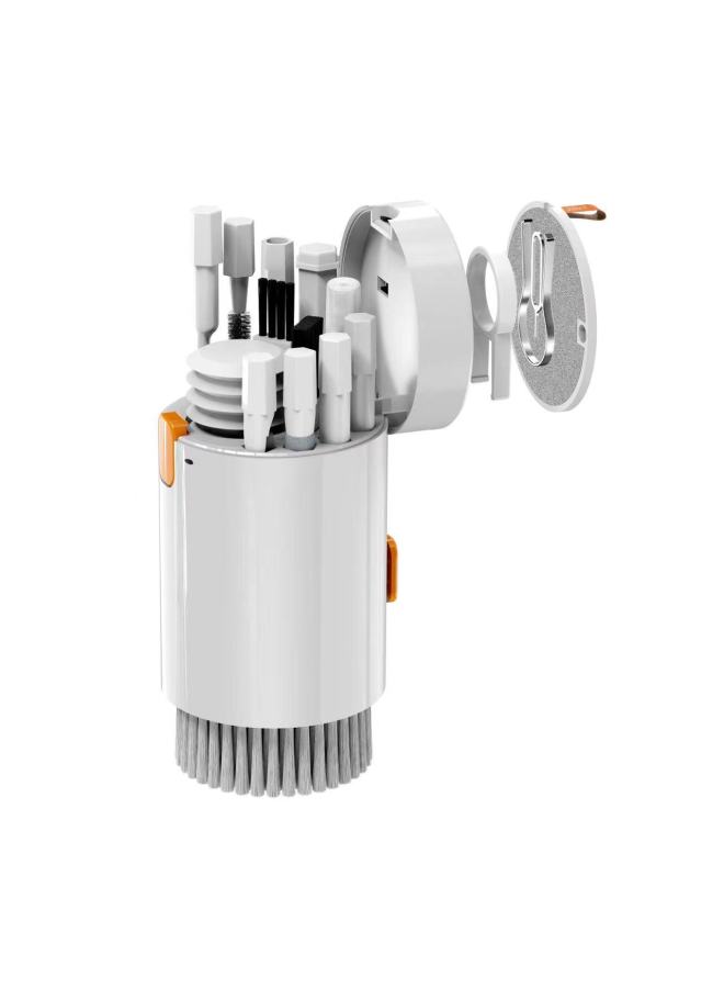 Second Generation Laptop Computer Cleaning Kit Earphone Cleaning Pen Mobile Phone God Keyboard Camera Brush-Color:Q20-white -20 In 1 (without Liquid) - Image 1