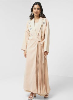 hayas closet Embellished Tie Detail Abaya  - Image 5
