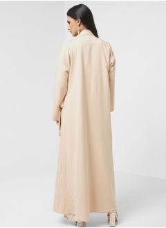 hayas closet Embellished Tie Detail Abaya  - Image 2