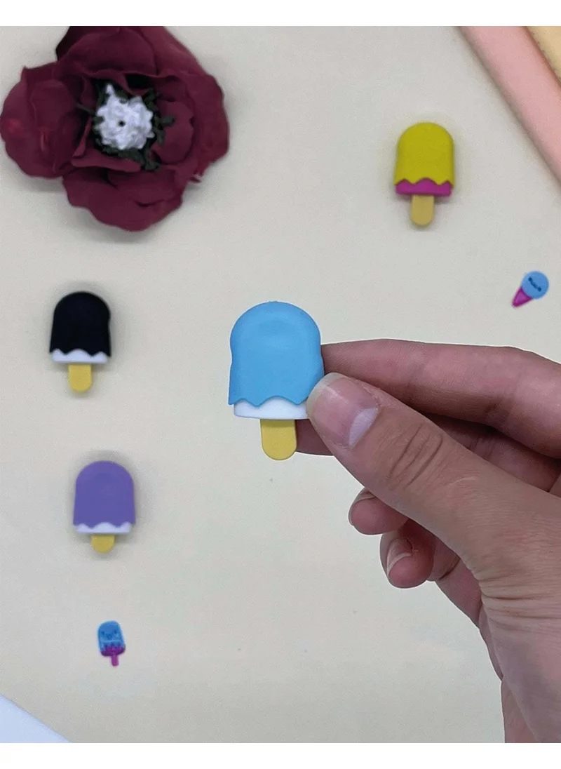 Kağıt Gemi Dükkan 4 Piece Ice Cream Eraser