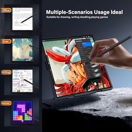 MOBOSI for Z Fold 7 Case with Stylus Pen Compatible with MagsafeBuiltin Kickstand Privacy Screen Protector Full Body Hinge Protection Pen Slot SlimThin for Samsung Galaxy Z Fold7 Black - Image 3