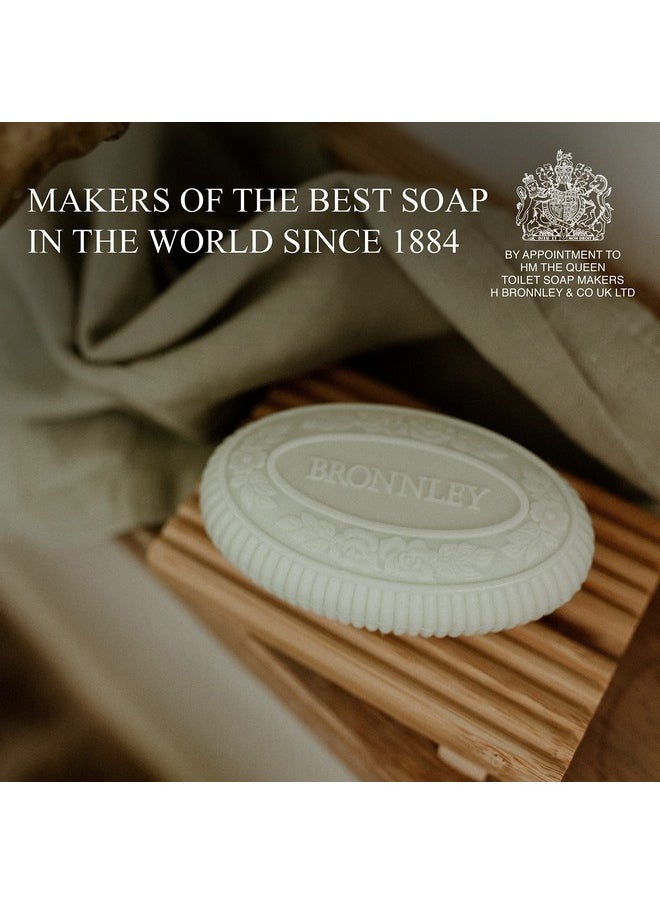 Bronnley England - Lily Of The Valley Bar Soaps Three Triple Milled Vegan Soap Bars Gift Soaps Boxed In Plasticfree Recyclable Packaging Three 3.5Oz Bar Soaps - Image 1