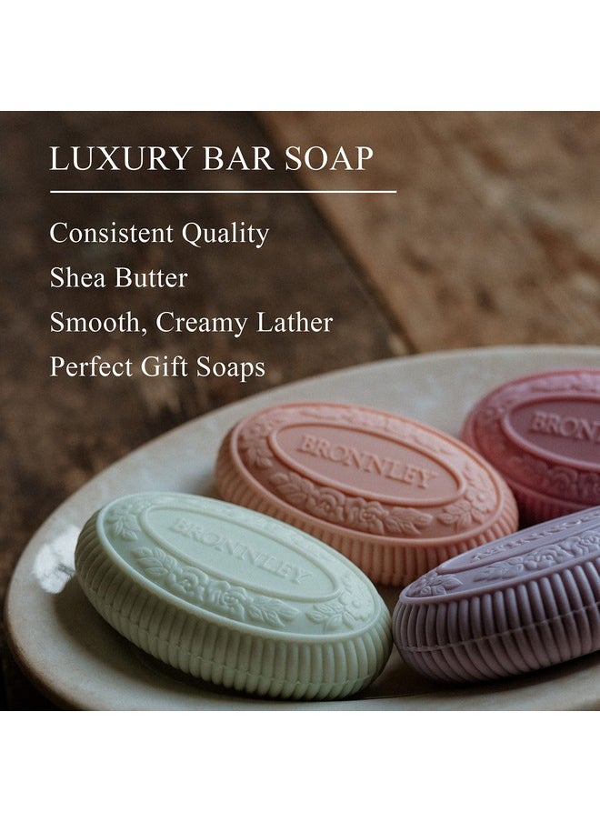 Bronnley England - Lily Of The Valley Bar Soaps Three Triple Milled Vegan Soap Bars Gift Soaps Boxed In Plasticfree Recyclable Packaging Three 3.5Oz Bar Soaps - Image 1