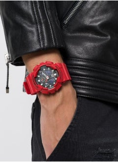 CASIO Men's Quartz Watch with Plastic Strap GA-100B-4A  - Image 3
