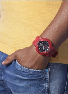 CASIO Men's Quartz Watch with Plastic Strap GA-100B-4A  - Image 5