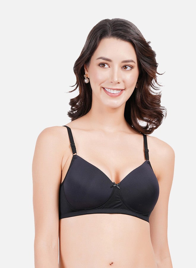 FIMS Pack Of 3 Full Coverage Lightly Padded Everyday Bras With All Day Comfort - Image 2