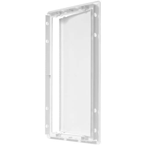 ECOPRO VENT 8" x 16" White Plastic Access Panel. Service Shaft Door Panel. Plumbing, Electricity, Heating, Alarm Wall Access Panel for Drywall. Bathroom Services Access Hole Cover. - Image 5