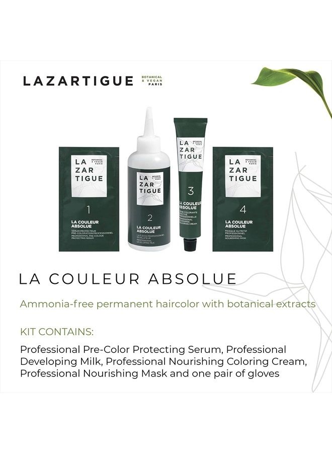 Lazartigue La Couleur Absolue 5.35 Chocolate - Made With Professional Pigments And Ingredients That Are Kind To The Scalp - Vegan, Cruelty-Free Color That Is Naturally Good For Hair - 1 Oz - Image 2