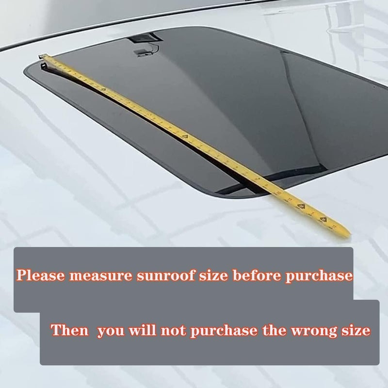 Kucaruce 34-Inch Universal Fit Rain Snow Guard Sun Roof Wind Deflector - Image 5