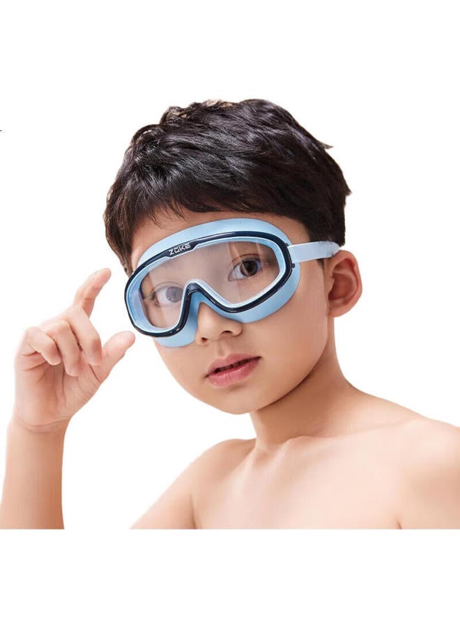 Zoke Kids Large Frame Clear Lens Swim Goggles Comfortable Anti-Fog Waterproof Professional Swimming Goggles 619502106-13 - Image 2
