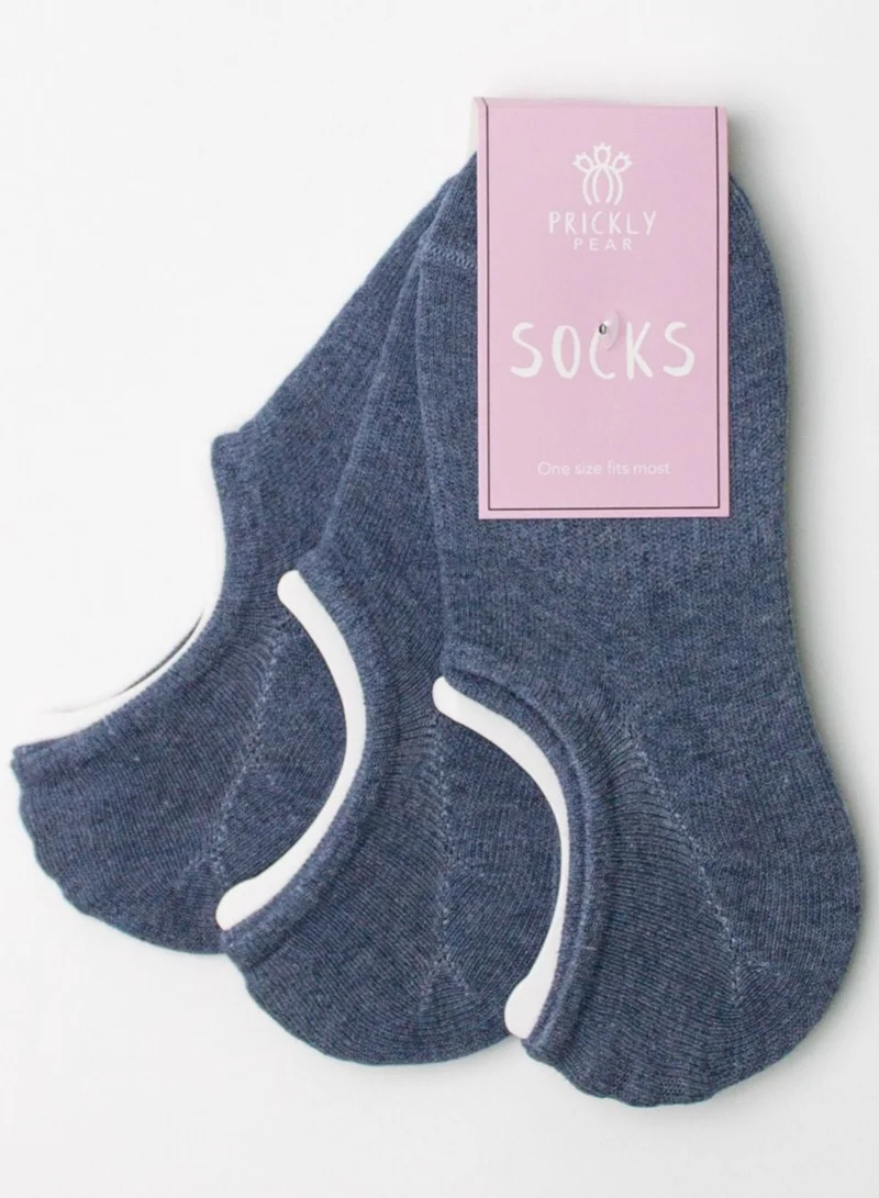 Prickly Pear Pack Of 3 Non Slip Ankle Socks