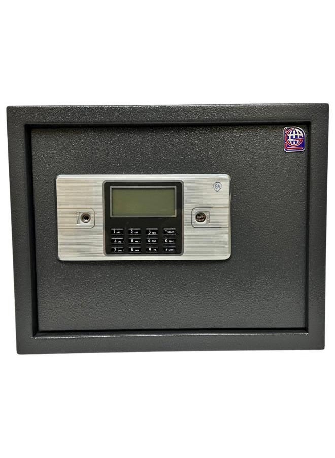 LOTFY GROUP Electronic Digital Safe - Dual Entry Lock Box with 2 Override Keys - Personal Home Safe for Medicine, Jewelry, Handguns, and More by LOTFY GROUP (Dark Gray) ( H30 * W38 * D30 CM )  - Image 4