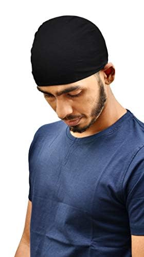 MOTUS Men's Cotton Skull Cap, Pack of 7, Stylish Accessories (in, Alpha, Free Size, Black) - Image 3