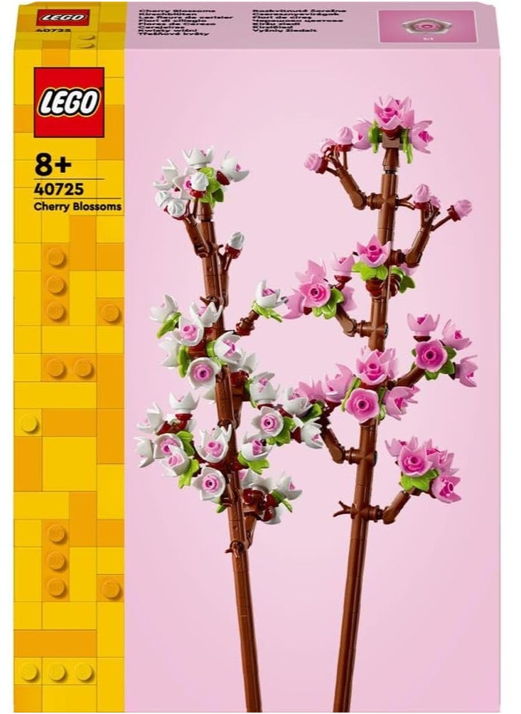 LEGO Lego Cherry Blossoms Building Playset 40725 Building Blocks Toy Set; Flowers Botanical Collection  - Image 2