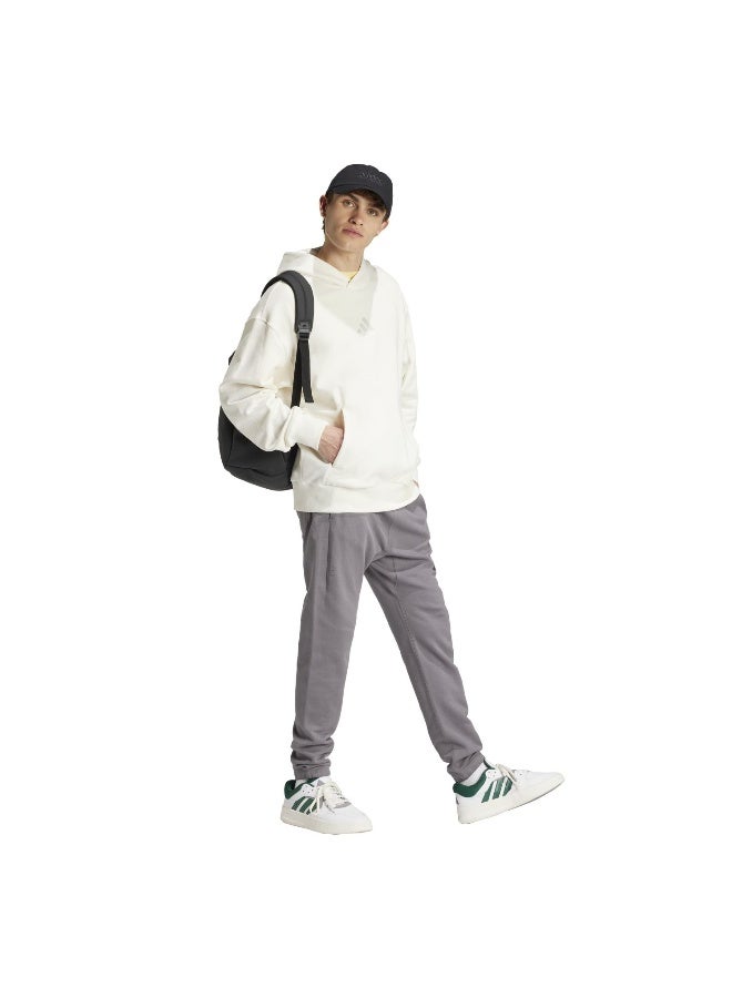 اديداس سويت شيرت بغطاء رأس رجالي أبيض - Image 5