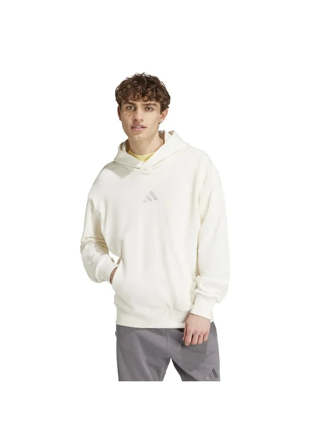 adidas Adidas M A Szn Ft Hd White Hooded Sweat Sweatshirts For Men