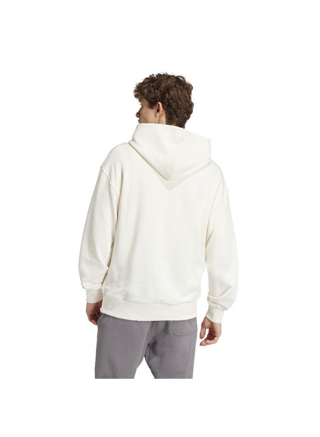 اديداس سويت شيرت بغطاء رأس رجالي أبيض - Image 4