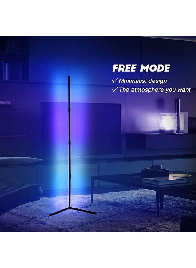 XiuWoo Remote Control LED Light Corner Lamp ABS 20 Watt ABS Multicolour 132cm - Image 5