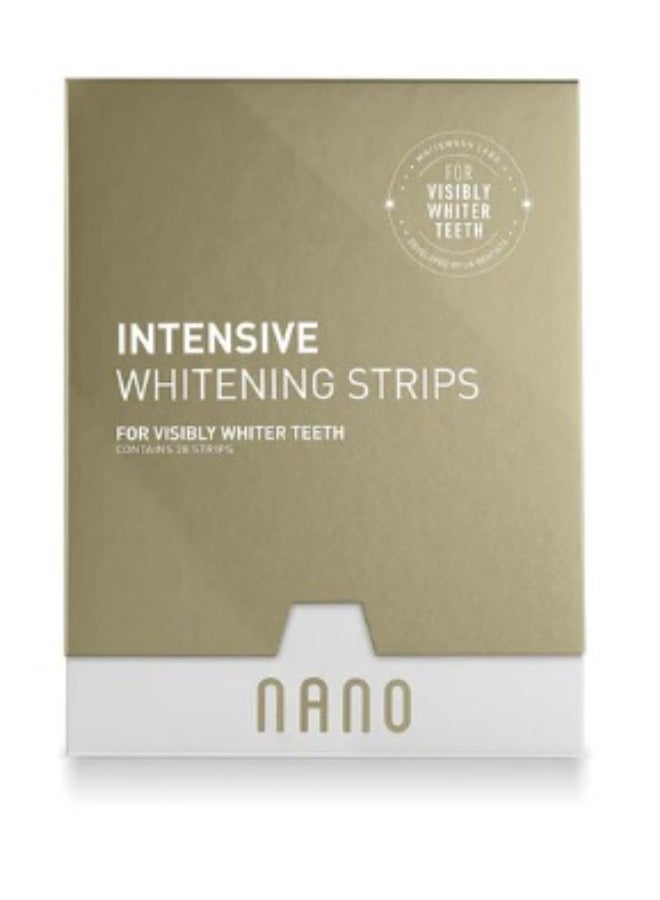 intensive whitening strips 6% formula 28 strips