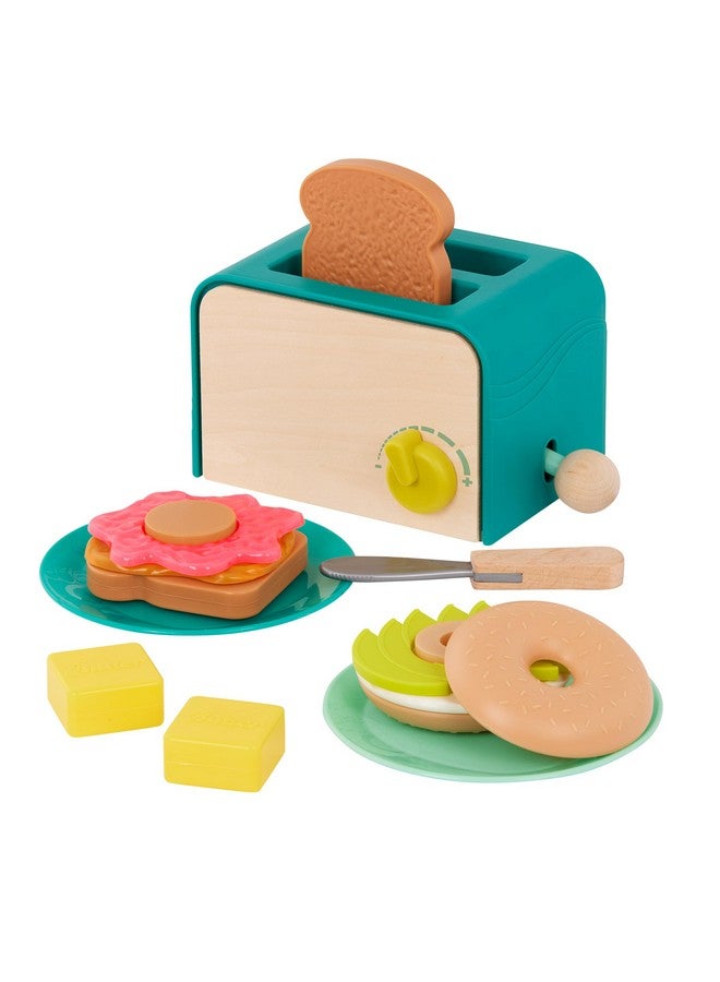 B. Toys - Mini Chef - Toaster Playset- Pretend Play Breakfast Playset - 14Pc Brunch Set - Pop-Up Toast & Sounds- 3 Years + - Image 1