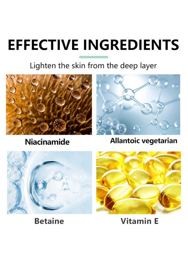 MMJD - Niacinamide Brightening Serum for Dark Spots Even Skin Tone Eye Area Fine Lines & Wrinkles Anti-Aging Smoothening Skin Face Serum 30ml - Image 1
