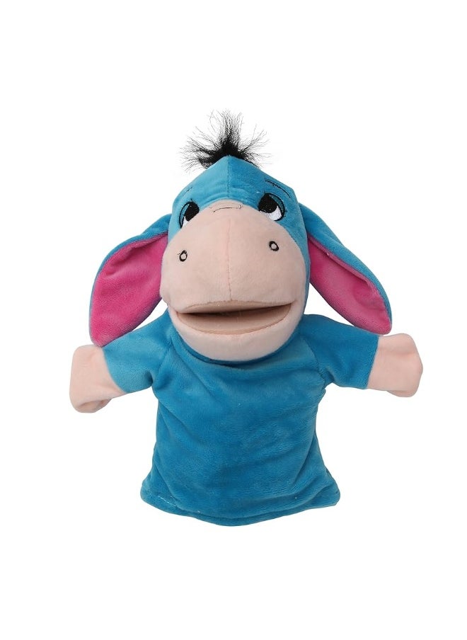 BETTERLINE BETTERLINE 5-Piece Set Animal Hand Puppets with Open Movable Mouth/Zoo, Safari, Farm, Jungle/Cow, Duck, Brown Dog, Frog and Donkey  - Image 4