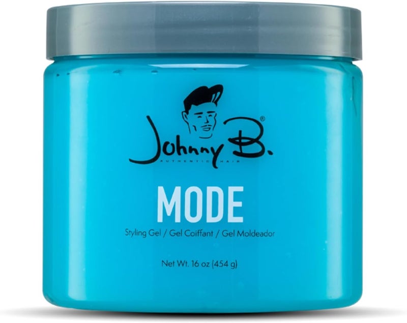 JOHNNY B. جل تصفيف الشعر جوني بي مود - تثبيت متوسط، 16 أونصة (454 جرام) - Image 1