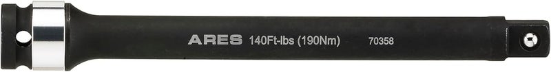 ARES 70358-140 بار تمديد تحديد عزم الدوران - كروم مولي 1/2 بوصة - 8 بوصة طول بار تأثير - حركة مرنة تمنع الشد الزائد - ملون لسهولة التعرف - Image 1